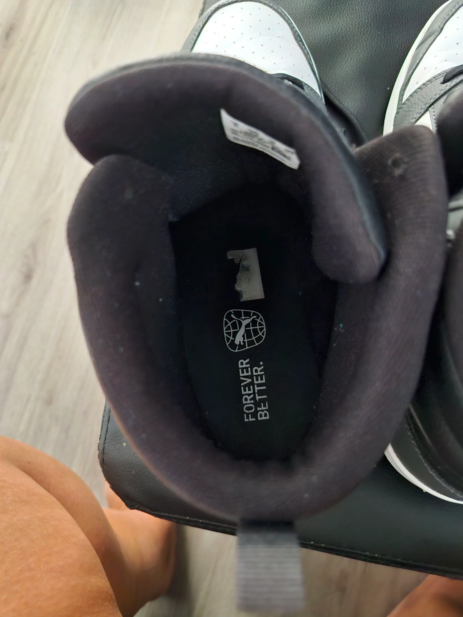 Puma Rebound Joy Sneakers - Black, White, Grey – photo 14